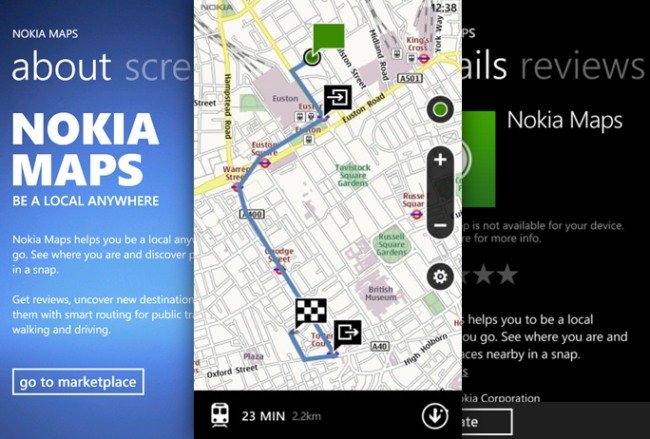 Nokia Maps, guia vocal en iOS y Android