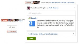 google +, boton compartir