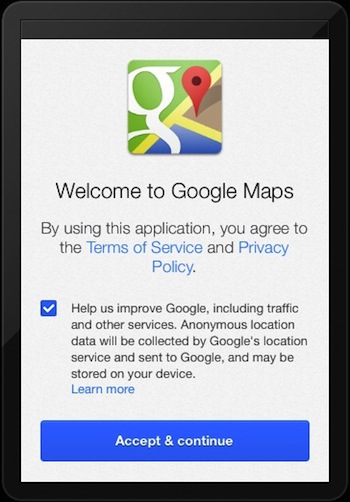 Google Maps para iOS 