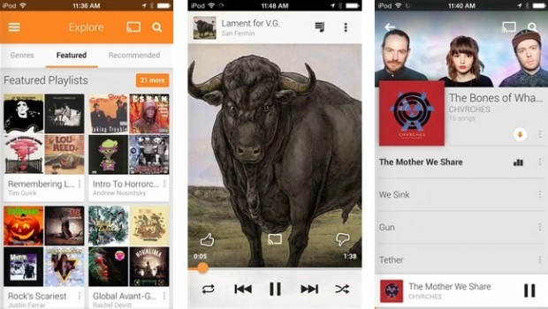 Google Play Music llega a iOS