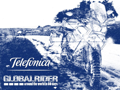 Telefónica impulsa Globalrider, primera vuelta al mundo en moto conectada