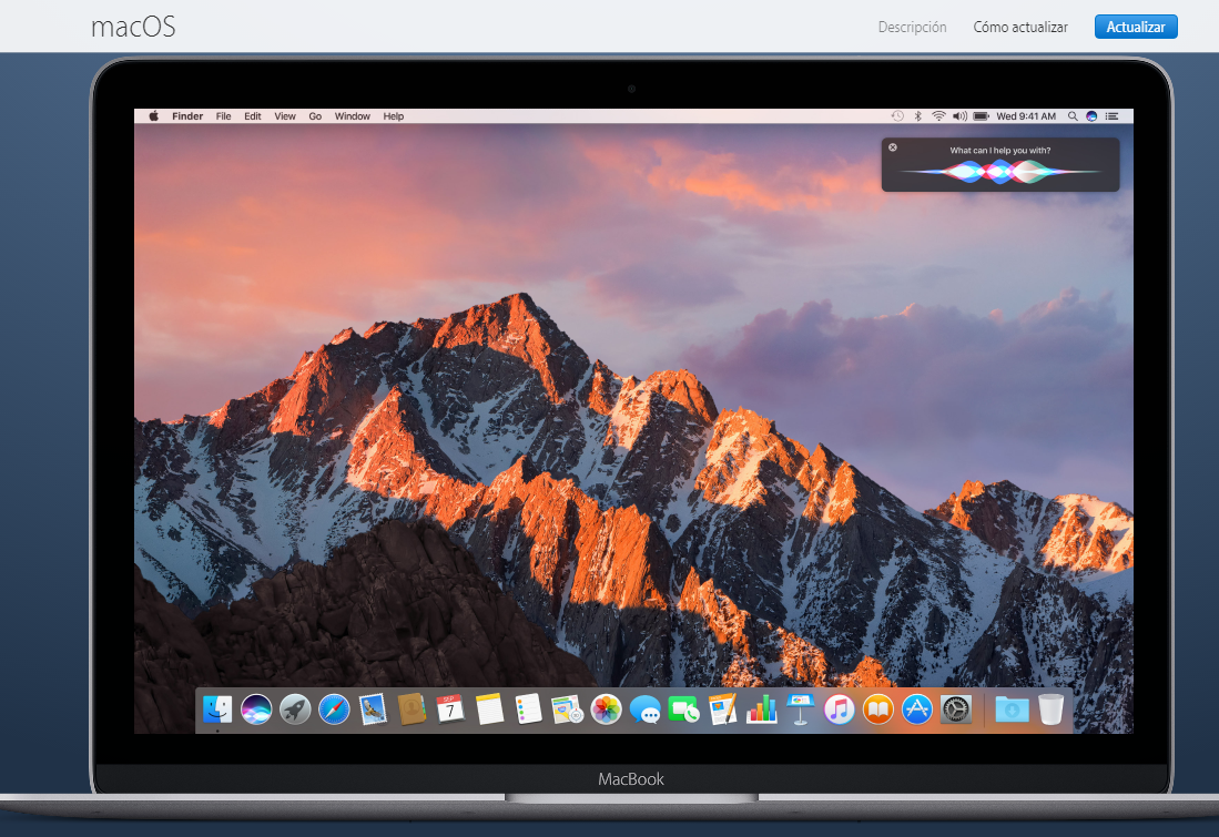 MacOS Sierra, nuevo sistema operativo de Apple