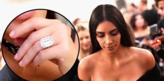 anillo de pedida Kim Kardashian
