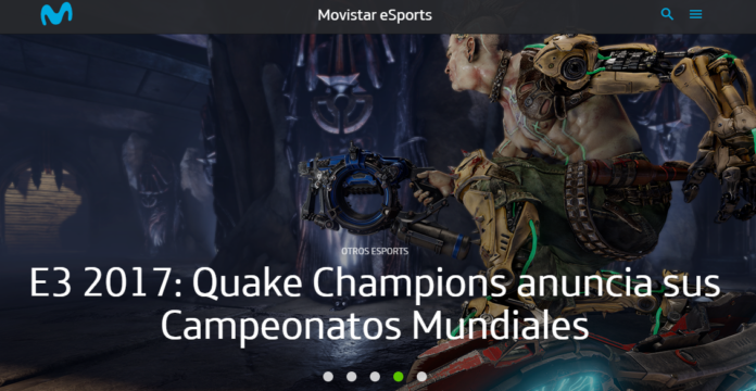 Movistar eSports web