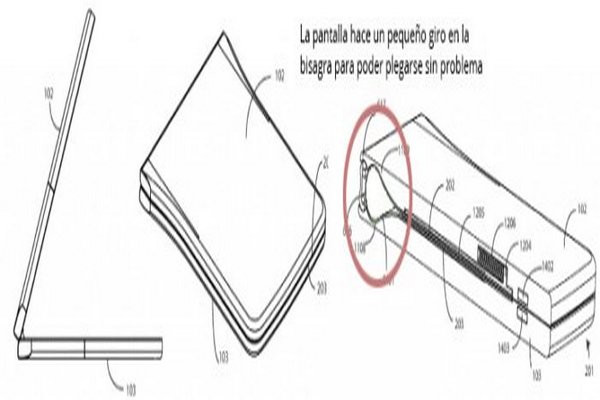 Motorola registró patente sobre teléfono con pantalla flexible