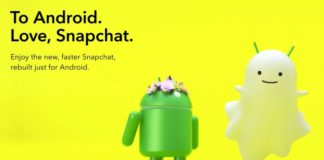 Actualización Snapchat Android