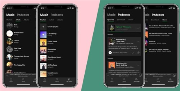 spotify podcasts y musica
