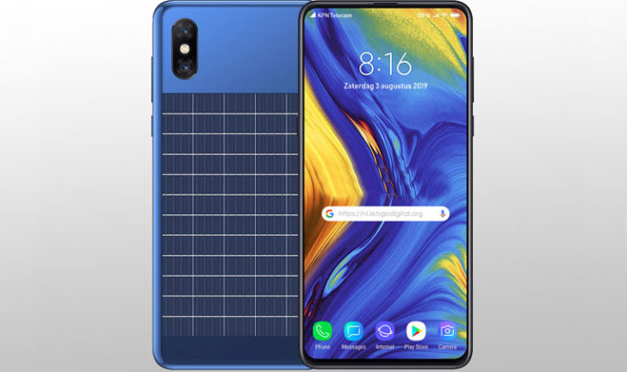 Xiaomi teléfono placas solares