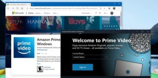 Amazon Prime Video Windows 10