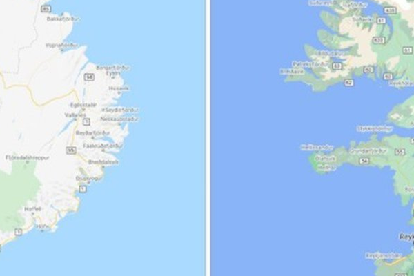 google maps paisajes