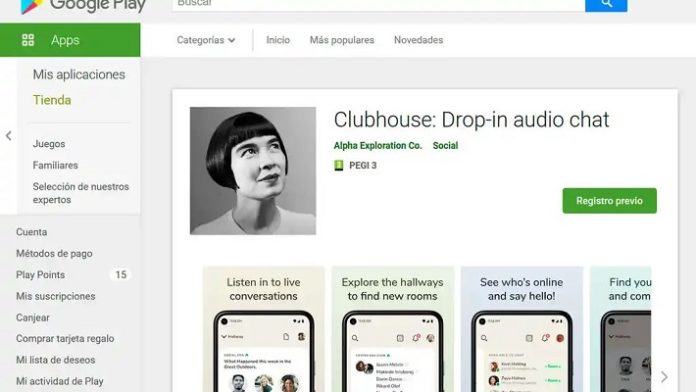 Clubhouse Play Store