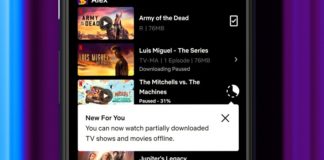 descargas parciales Netflix Android