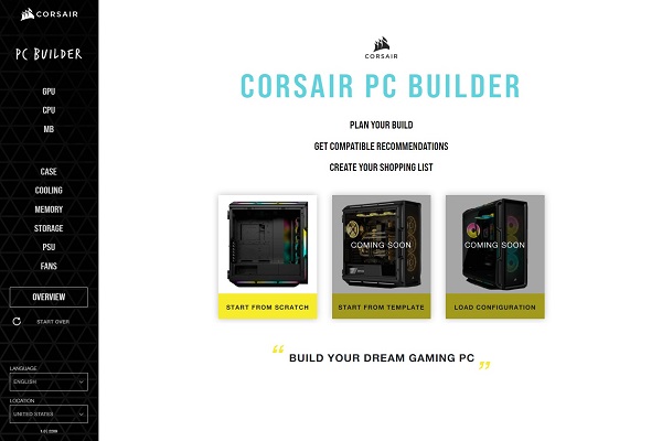 Corsair PC Builder